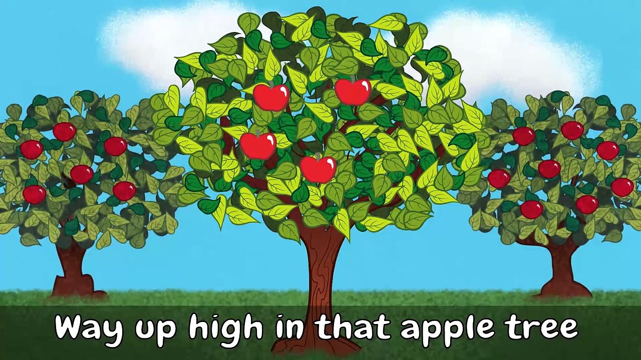 Way Up High in an Apple Apple Song for Kids Childrens Song by The Learning Station
