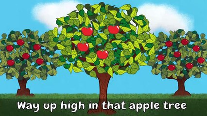 Way Up High in an Apple Apple Song for Kids Childrens Song by The Learning Station