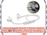 Patuoxun Impermeable Bluetooth 4.0 Auricular inalámbrico Headset Deportes auriculares estéreo