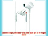 Yurbuds Ironman Performance - Auriculares internos con micrófono para smartphone color blanco