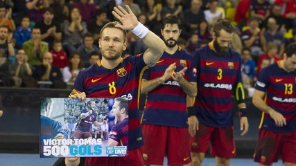 [MUSICAL] Renovació del capità del Barça Lassa d'handbol Víctor Tomás