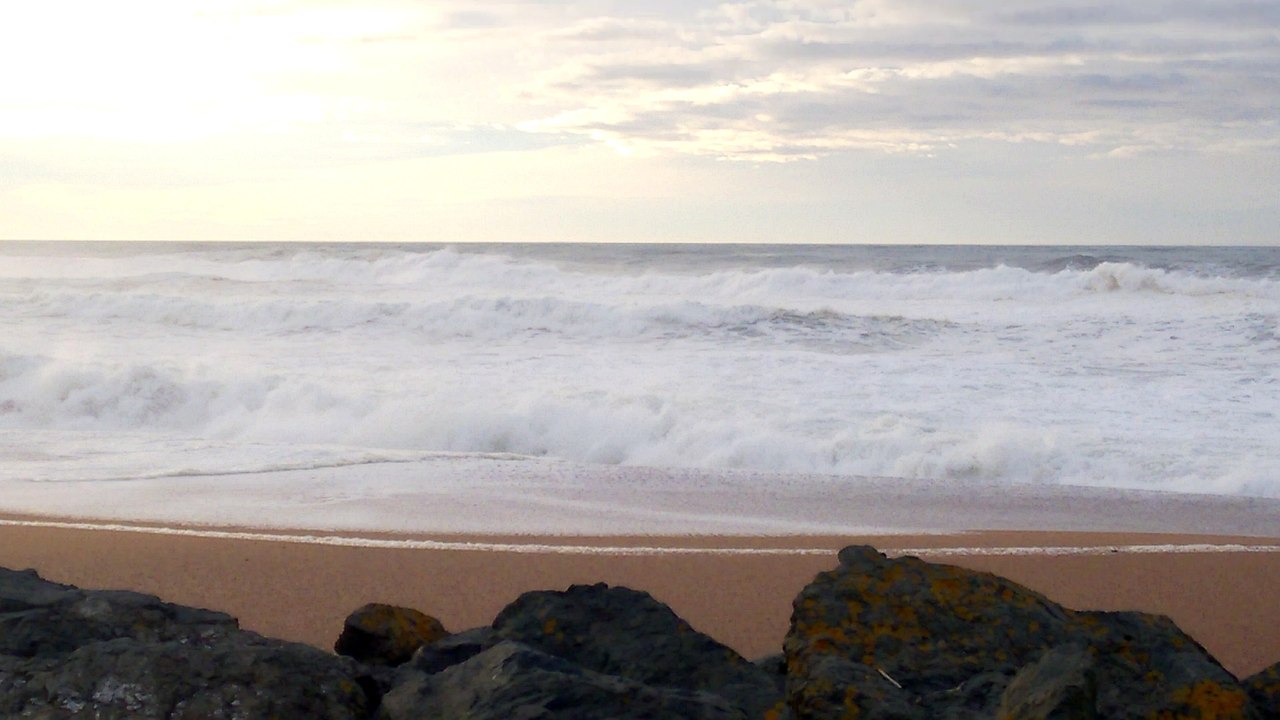 La Tempete " Imogen / Ruzica " arrive au Pays Basque (Anglet 2016-02-08 17h27) video n°3