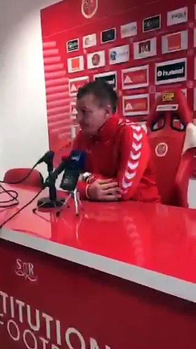 Conférence de presse du Stade de Reims avant le match contre Bastia