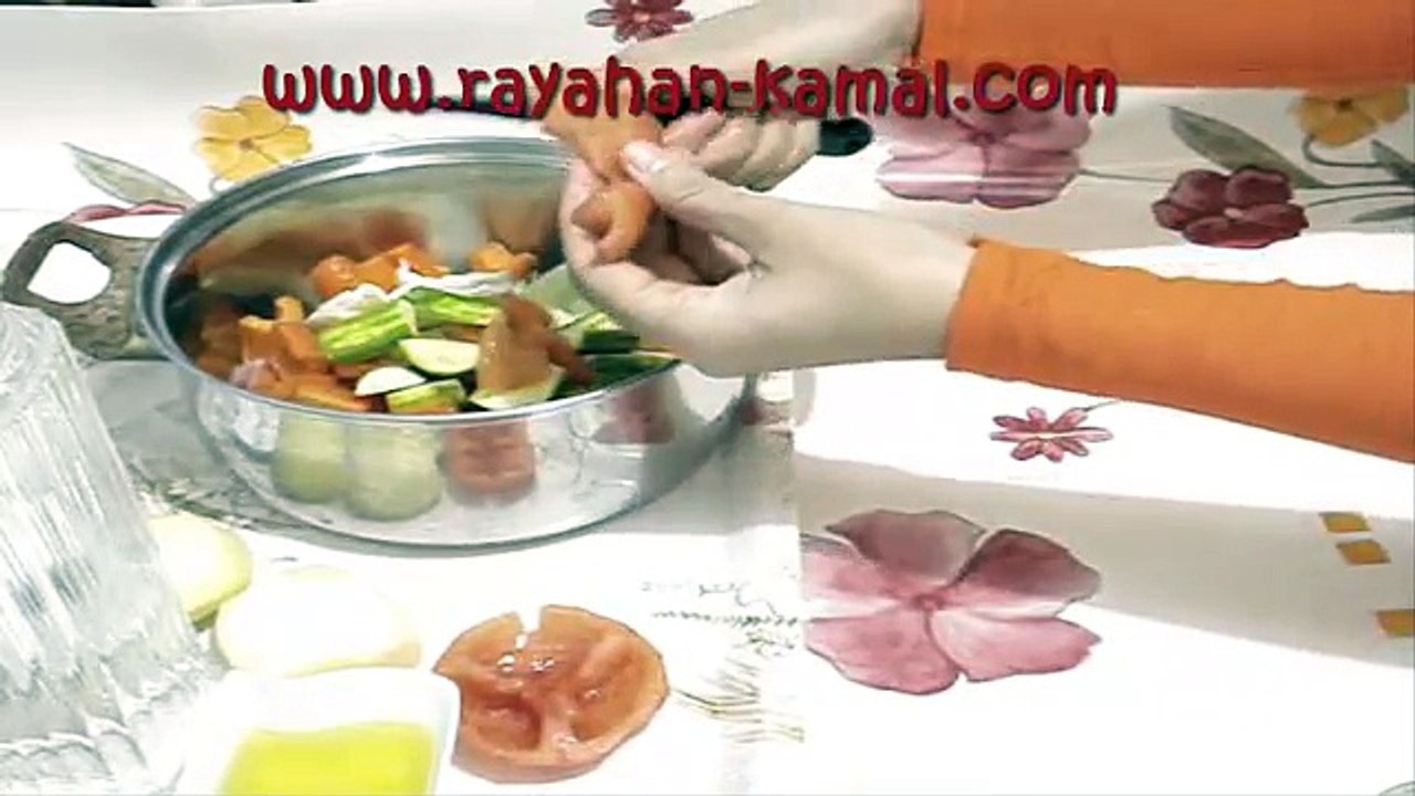 Soupe aux légumes et au poulet شهيوات-ريحانة-كمال-حساء-بالدجاج-و-الخضر-لذيذة