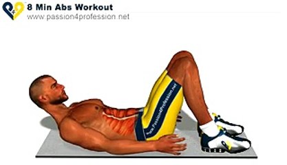 8 Min Abs Workout, how to have six pack