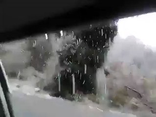 Margalla Hills receive first snowfall in 10 years