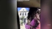 Kız Arkadaşının Saçını Arabanın Camına Sıkıştıran Sadist Genç