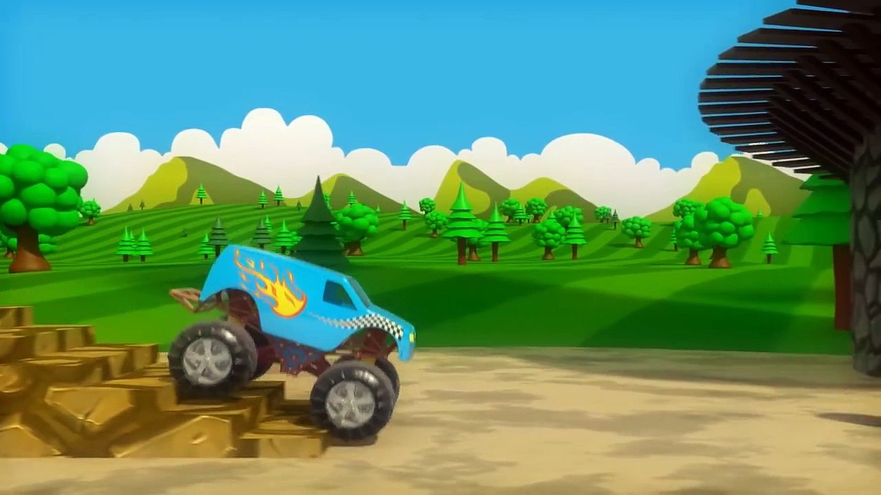 Binkie TV - Monster Truck Stunt - Castle - For Kids(1)