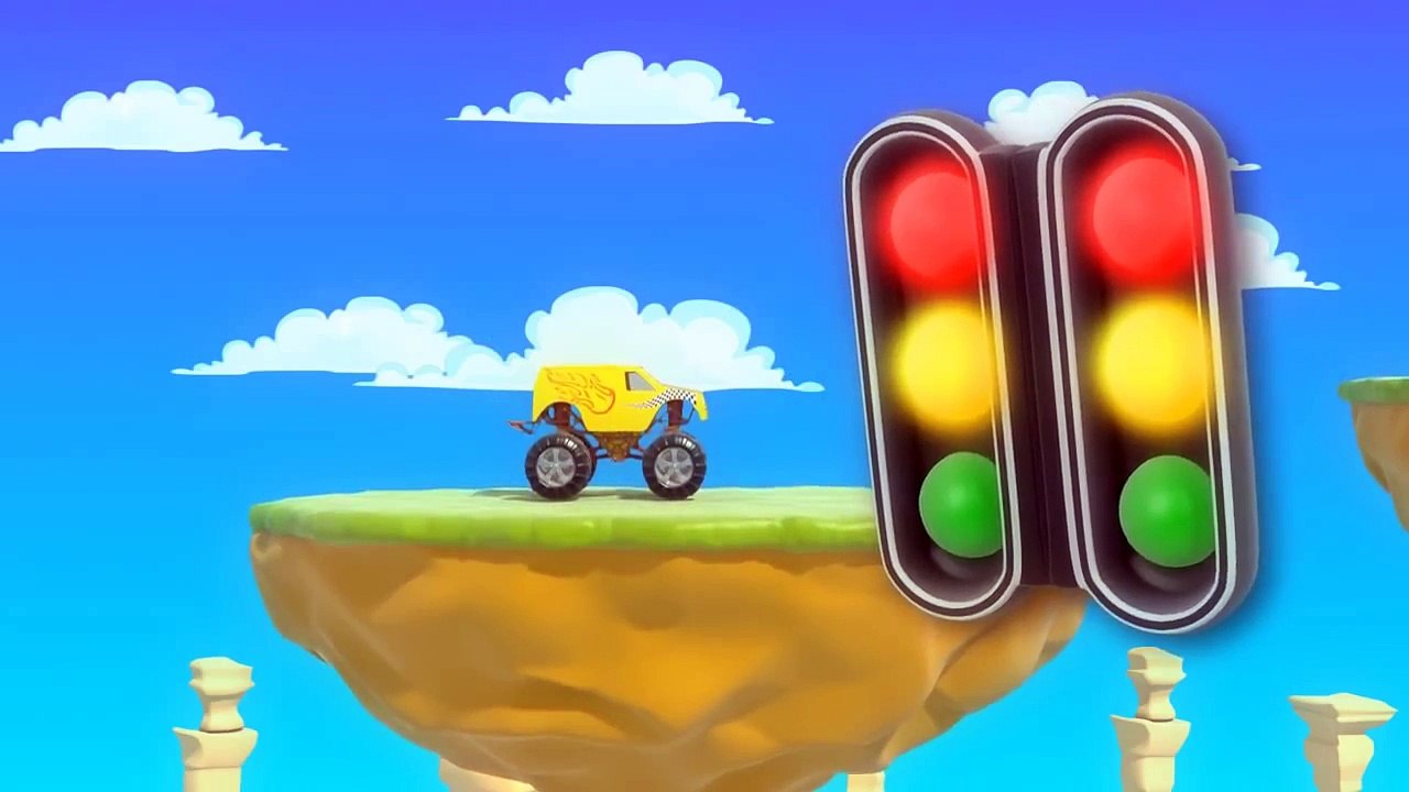 Binkie TV - Monster Truck Stunt - Sky Land - For Kids(1)