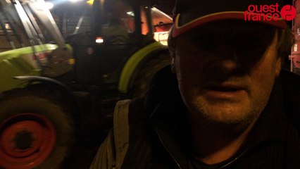 Pourquoi les agriculteurs  manifestent cette nuit   à Landerneau