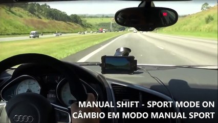 Сумасшедшие гонки. Audi R8 и мотоциклисты