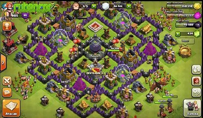 Clash of Clans - GoWiPe (th8) ! (Attack Strategy)