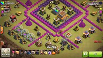 3 Stars Clan War (TH8 VS TH8)- GOWIPE Attack Strategy Clash of C