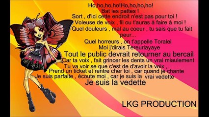 Je suis la vedette [entier] Paroles