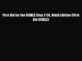 (PDF Download) First Aid for the USMLE Step 2 CK Ninth Edition (First Aid USMLE) PDF