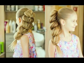 прическа - объемная коса