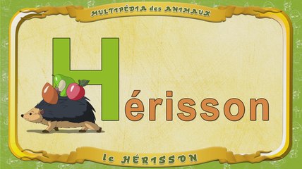 Multipédia des animaux. La lettre H - la Hérisson
