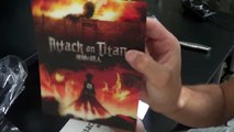 Attack on Titan Collectors Edition BluRay/DVD Combo Unboxing