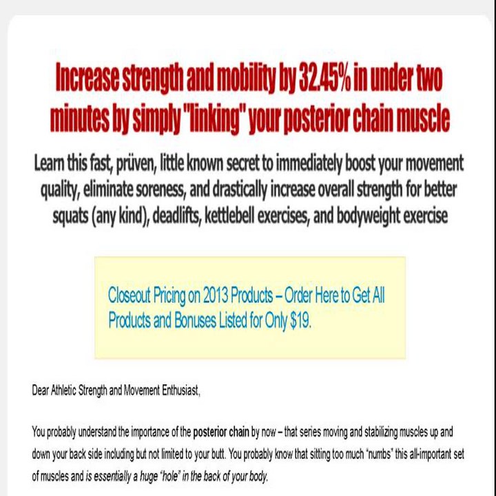 Posterior Chain Linked Bonus Edition
