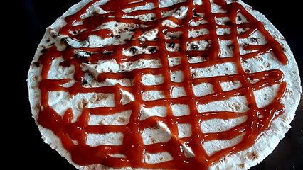 Пицца из лаваша. Быстро и легко. Quick and easy pizza