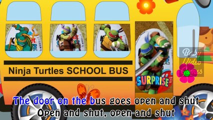 WHEEL BUS Ninja Turtles 1