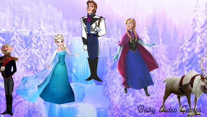 #VD015A717Finger Family Frozen Frozen Cute Anna Top Baby Cartoon and Kids song Fan Made