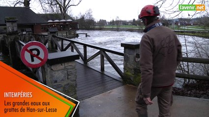 L'Avenir - Les grottes de Han-sur-Lesse sous eau