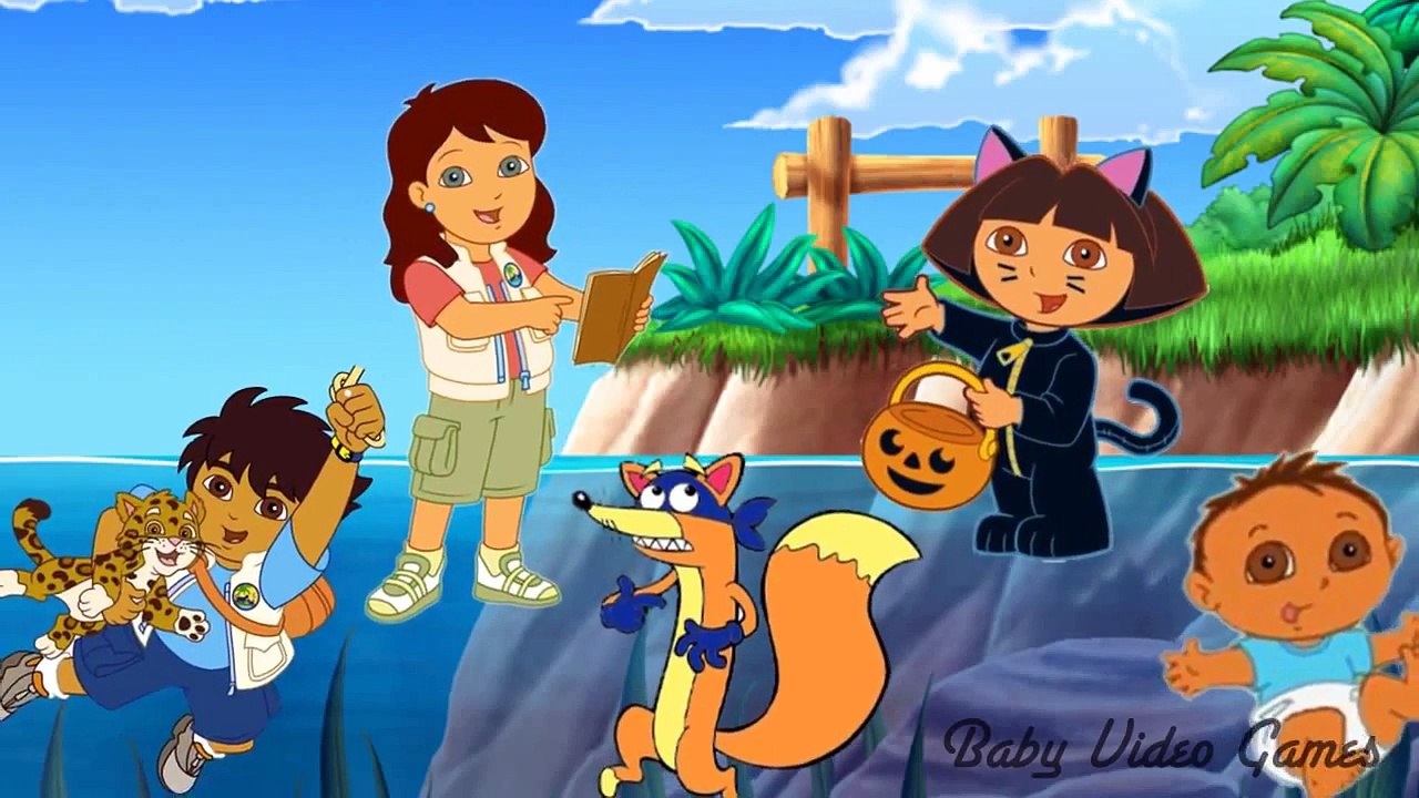 #VD015A708Dora the Explorer babies Finger Family Cartoon for Children and Kids Nursery Rhymes Parody