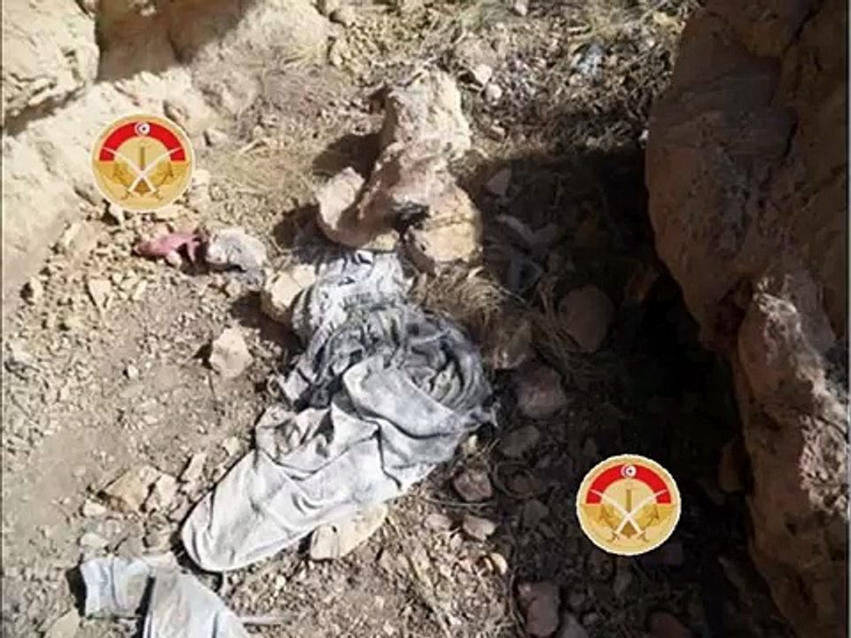 عاجل منذ قليل... العثور على جثة ارهابي بجبل السلوم