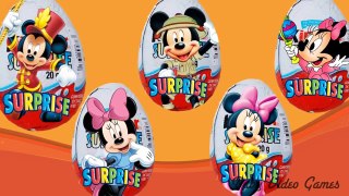 Mickey Kinder Surprise Eggs Frozen Top Cartoons Babies Song