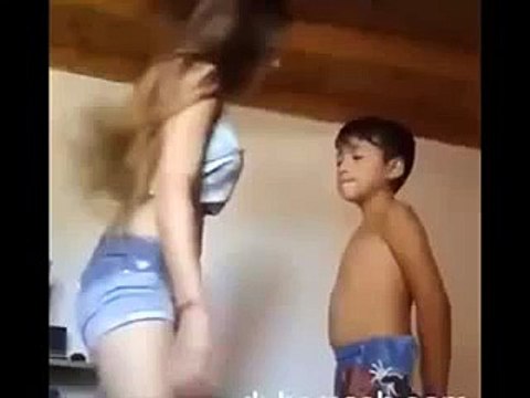 Young Girl Fun With Little Brother