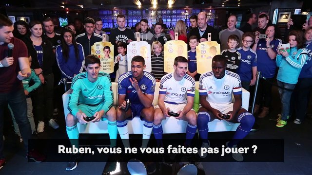 Les joueurs de Chelsea s'affrontent sur FIFA 16