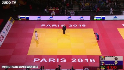 PGS2016 1er tour -48kg : BUDESCU (MDA) vs. CLIMENCE (FRA)