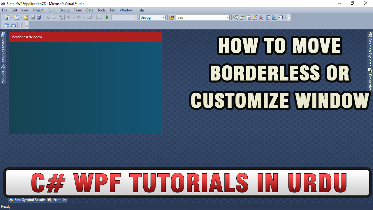 C# WPF Tutorials In Urdu