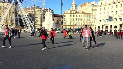 AS LYCEE PERIER MARSEILLE FLASHMOB EURO 2016