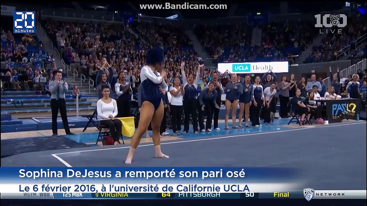 Elle combine gymnastique et hip-hop et déchaîne le public