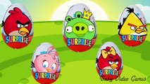 114 Finger Family Angry Birds Surprise Eggs Kinder Surprise Eggs for Children Daddy Finger114