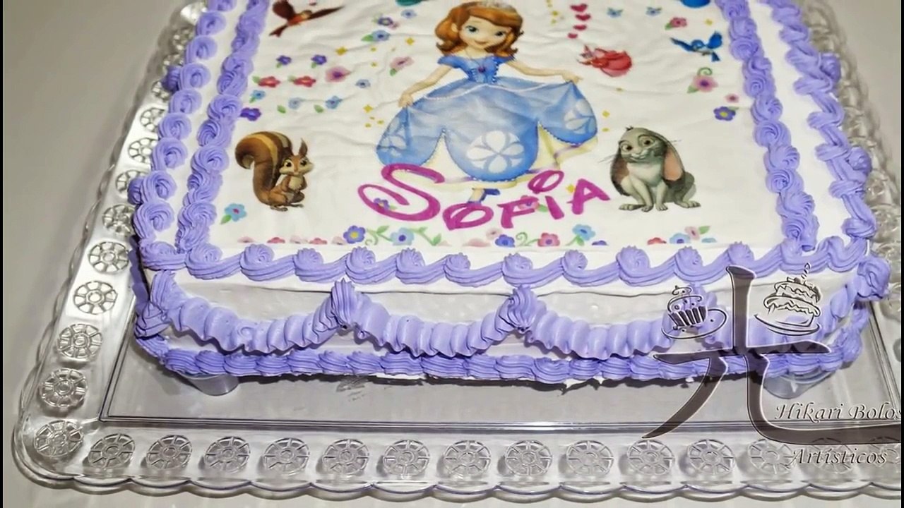 Bolos decorados para festa infantil Princesa Sofia