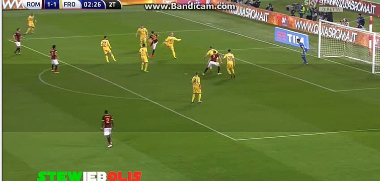El Shaarawy Incredibile Goal di Tacco ● Roma Vs Frosinone 3-1 ● 2016 ● HD
