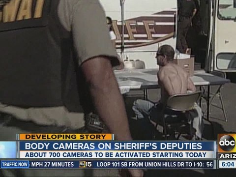 Body cameras on MCSO deputies