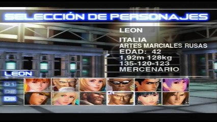 [PS2] Dead or Alive 2 Historia - Leon