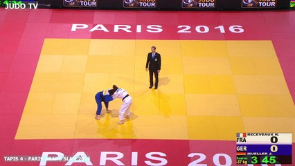 PGS2016 1er tour -57kg : RECEVEAUX (FRA) vs. MUELLER (GER)