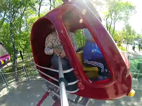 Мой первый полет на вертолете с инструктором Тюмень 02.06.13 где то в центре