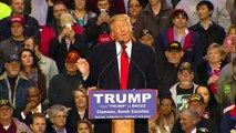 Triumphant Trump addresses supporters in South Carolina