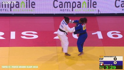 PGS2016 Finale de repêchage -70kg : BERNABEU (ESP) vs. EMANE (FRA)