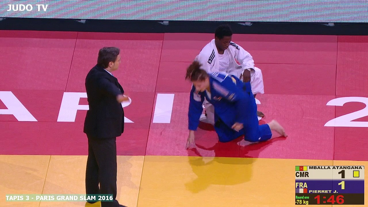 PGS2016 1er tour -78kg : MBALLA ATANGANA (CMR) vs. PIERRET (FRA)