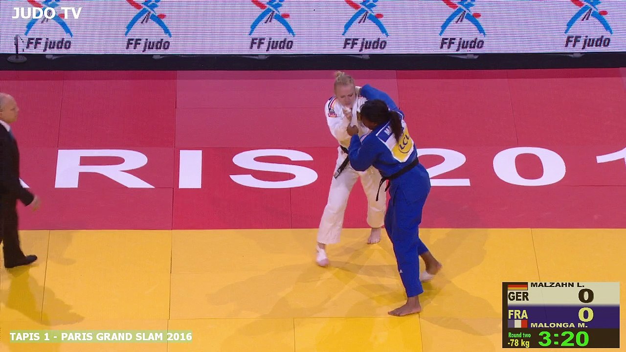PGS2016 2ème tour -78kg : MALZAHN (GER) vs. MALONGA (FRA)