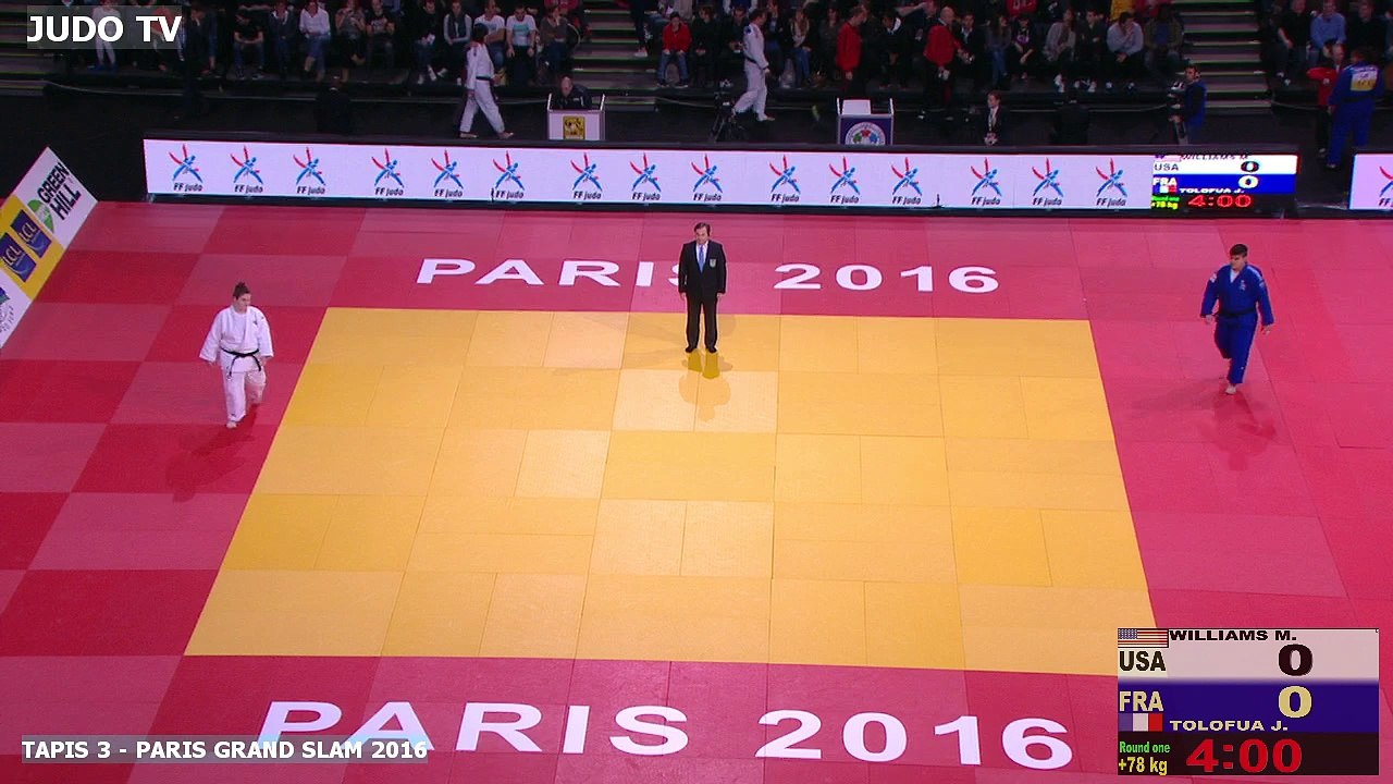 PGS2016 1er tour +78kg : WILLIAMS (USA) vs. TOLOFUA (FRA)