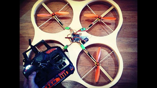 Полет квадрокоптера с камерой SJ-4000 (разбился)