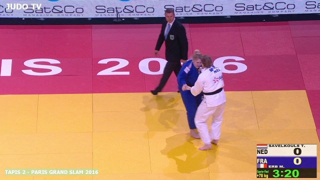 PGS2016 1/4 de finale +78kg : SAVELKOULS (NED) vs. ERB (FRA)
